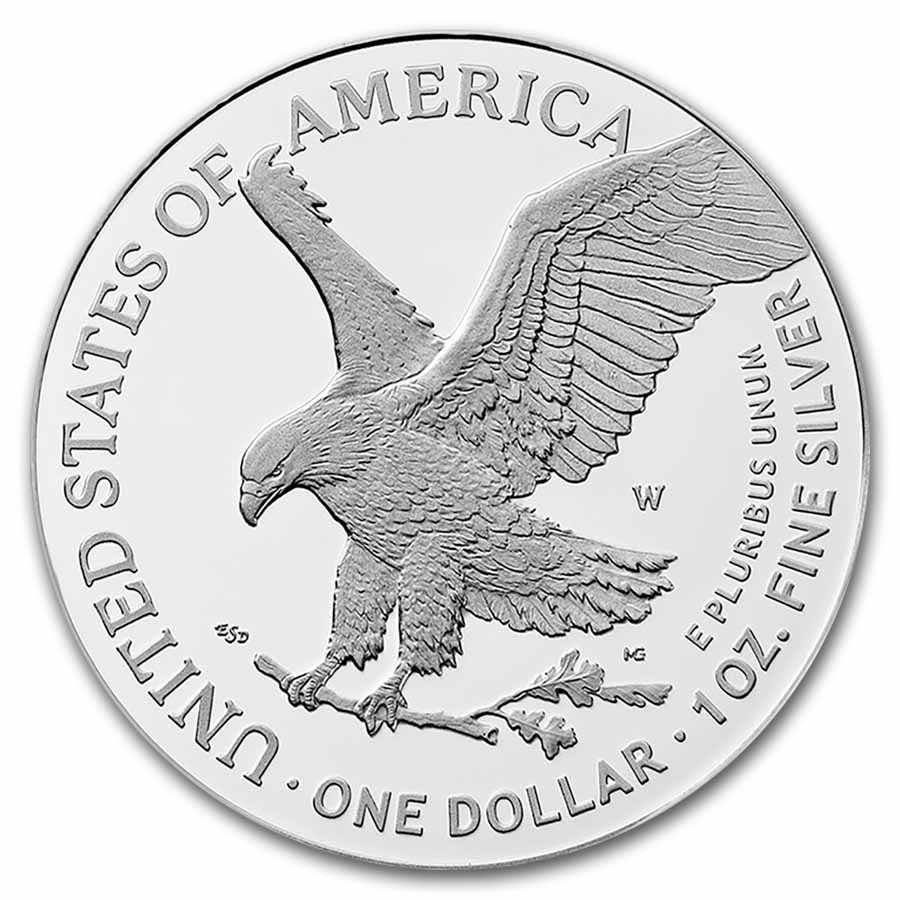 2025-W 1 oz Proof Silver Eagle PR-70 PCGS (Laser Privy, FDI)