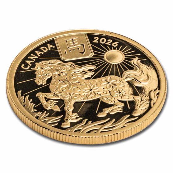 2026 Canada Gold $100 Year of the Horse Proof