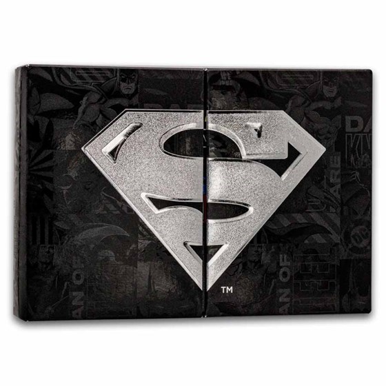 2025 2.5 oz Silver Comic Art Superman Medal (w/Box &amp; COA)