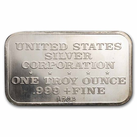 1 oz Silver Bar - The Kangaroo (U.S. Silver Corporation)