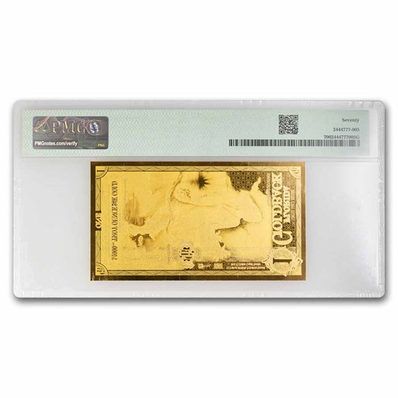 1 Florida Goldback 24k Gold PMG 70 Limited Release