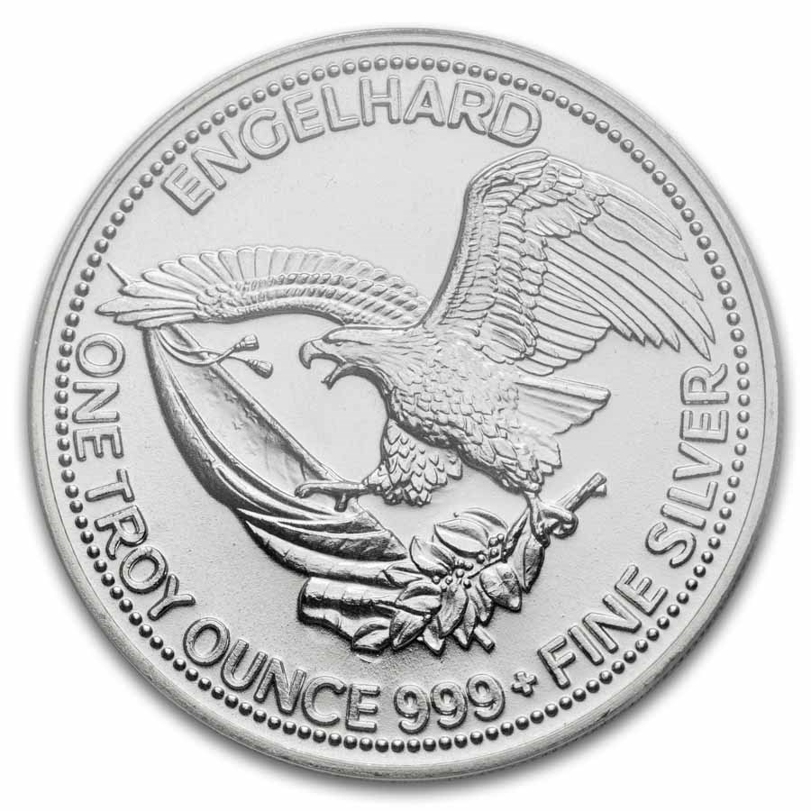 1985 1 oz Silver Round - Engelhard MS-69 PCGS (Eagle Reverse)