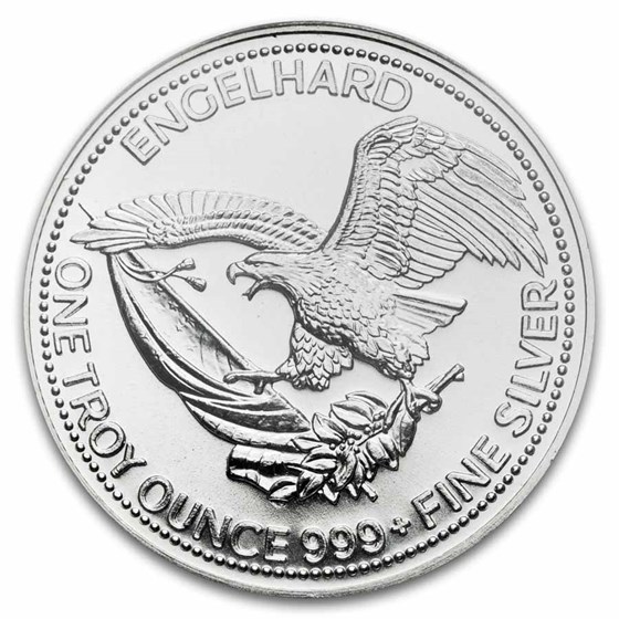 1984 1 oz Silver Round - Engelhard MS-69 PCGS (Eagle Reverse)