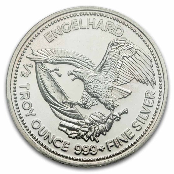 1985 1/2 oz Silver Round - Engelhard Prospector MS-69 PCGS