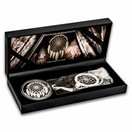 2026 Sioux Nation 1 oz Ag Proof Dreamcatcher Cut-Out (Box/COA)