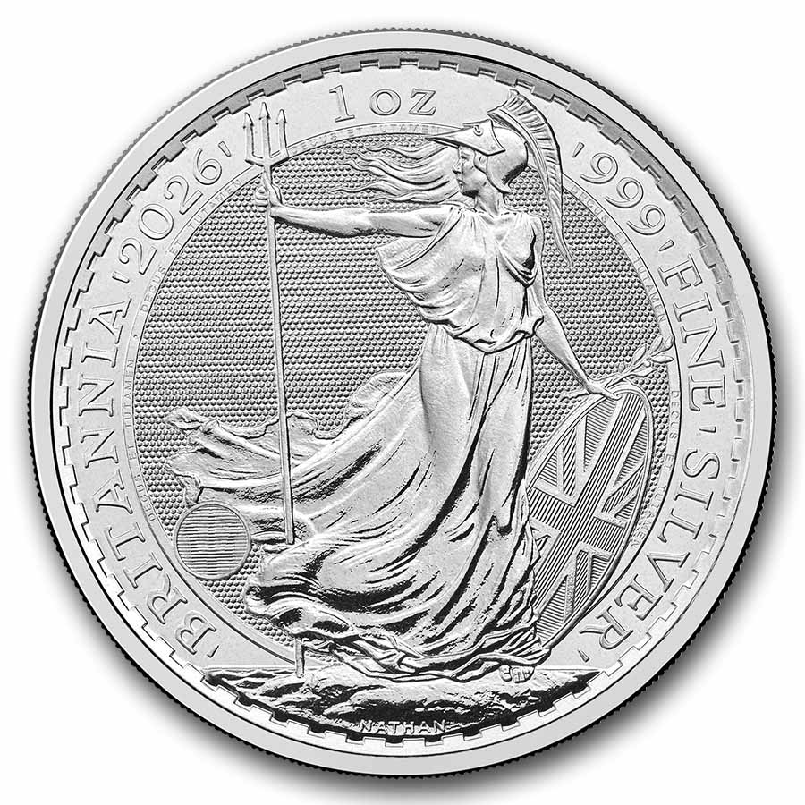 2026 Great Britain 1 oz Silver Britannia BU