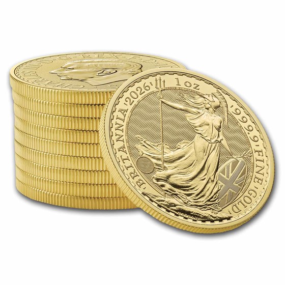 2026 Great Britain 1 oz Gold Britannia BU