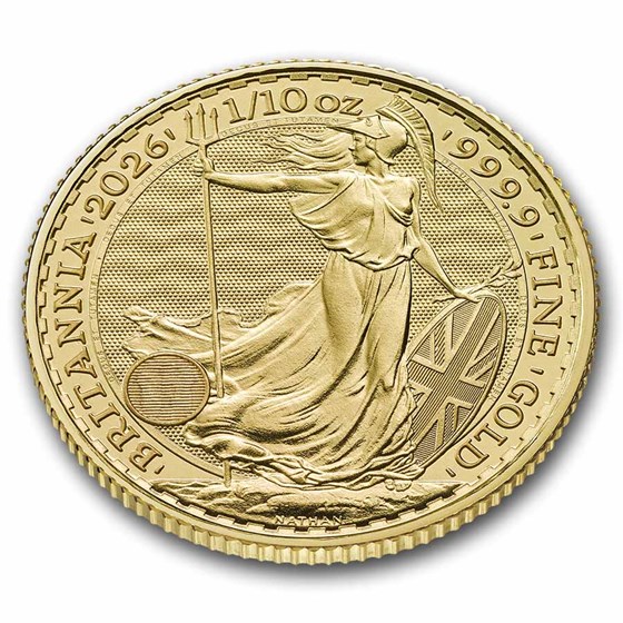 2026 Great Britain 1/10 oz Gold Britannia BU
