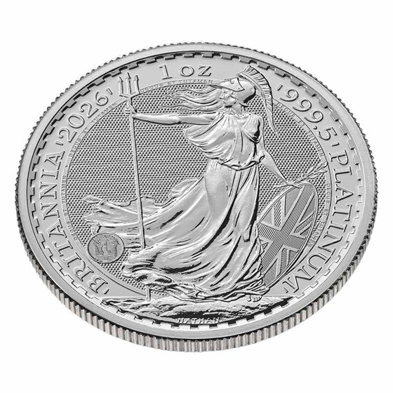 2026 Great Britain 1 oz Platinum Britannia BU