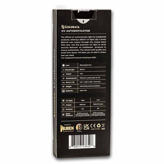 Goldback UV Authenticator Penlight