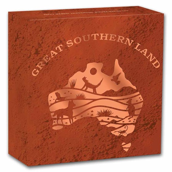 2025 AUS 1 oz Silver Snakeskin Jasper Great Southern Land Proof