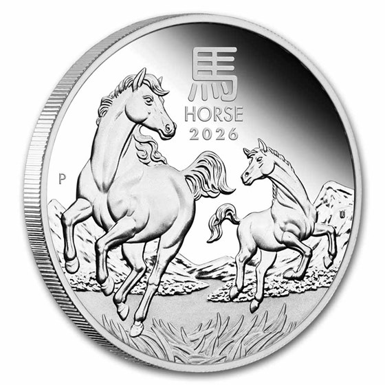 2026 Australia 1/2 oz Silver Lunar Horse Proof (w/Box &amp; COA)