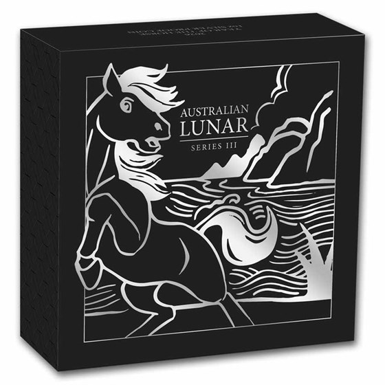 2026 Australia 1 oz Silver Lunar Horse Proof (w/Box &amp; COA)