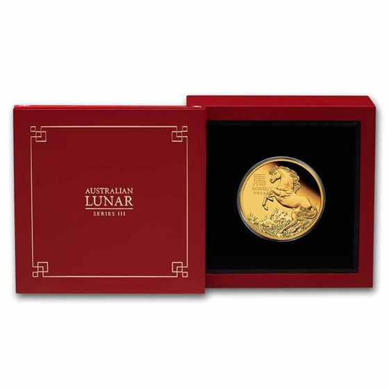 2026 Australia 1 oz Gold Lunar Horse Proof (w/Box &amp; COA)