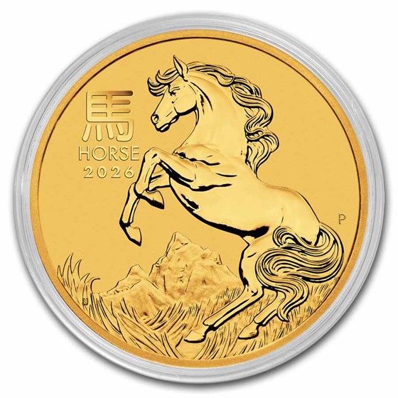 2026 Australia 10 oz Gold Lunar Horse BU (Series III)