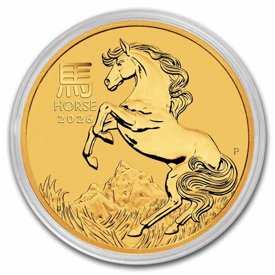 2026 Australia 1/4 oz Gold Lunar Horse BU (Series III)