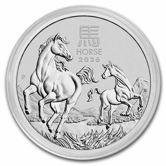 2026 Australia 1 kilo Silver Lunar Horse BU (Series III)