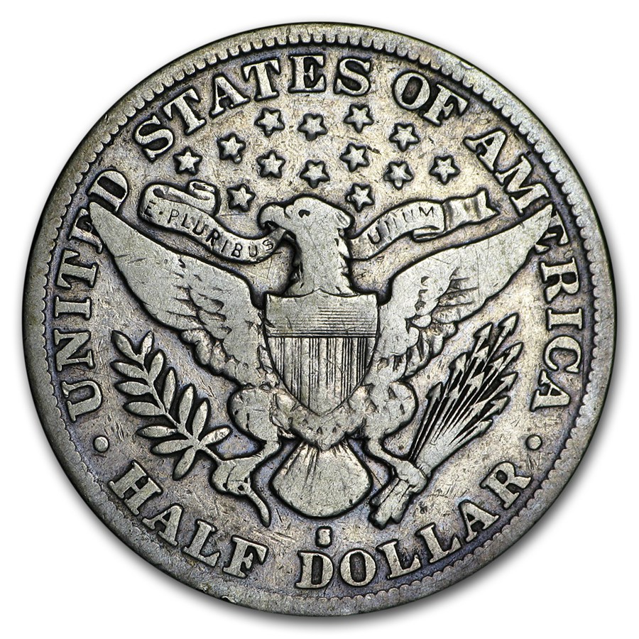 1894-S Barber Half Dollar VG