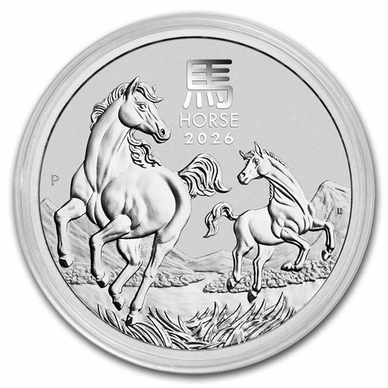 2026 Australia 1/2 oz Silver Lunar Horse BU (Series III)
