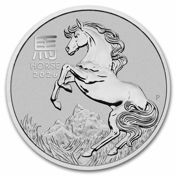 2026 AUS 1 oz Platinum Lunar Horse MS-70 PCGS (FS, Red Label)