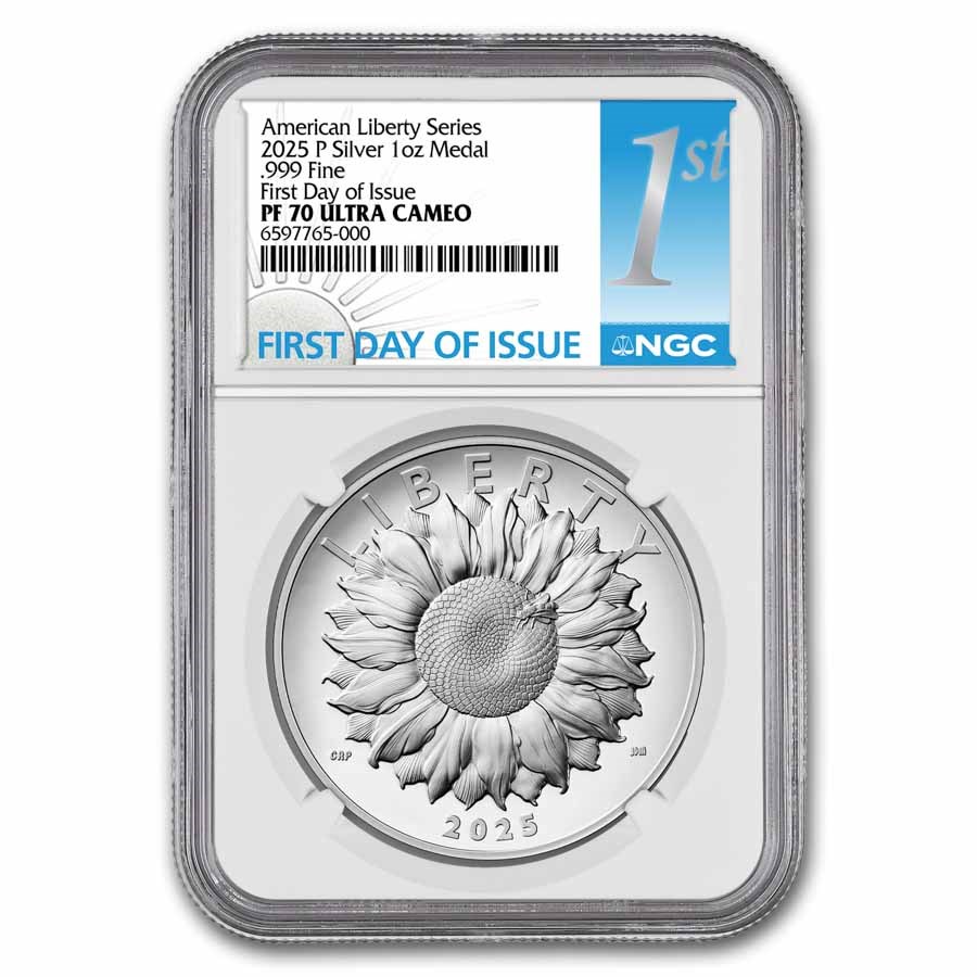 2025-P Silver American Liberty Medal PF-70 NGC (First Day)