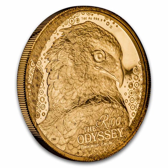 2025 South Africa 1 oz Gold The Odyssey Series: Bateleur Eagle
