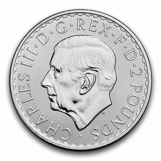 2026 Great Britain 1 oz Silver Britannia 25-Coin MintDirect® Tube