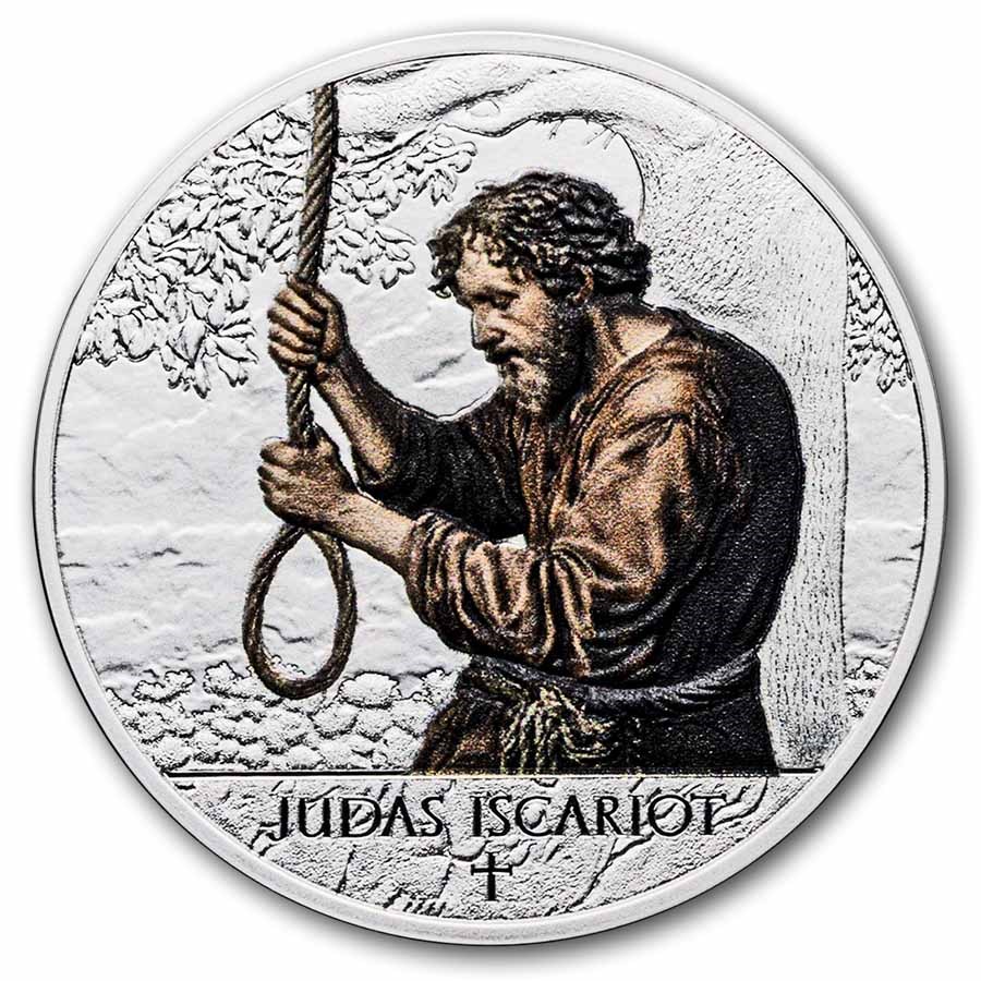 2025 Ghana The 12 Apostles Judas & James 2-Coin Set (Colorized)