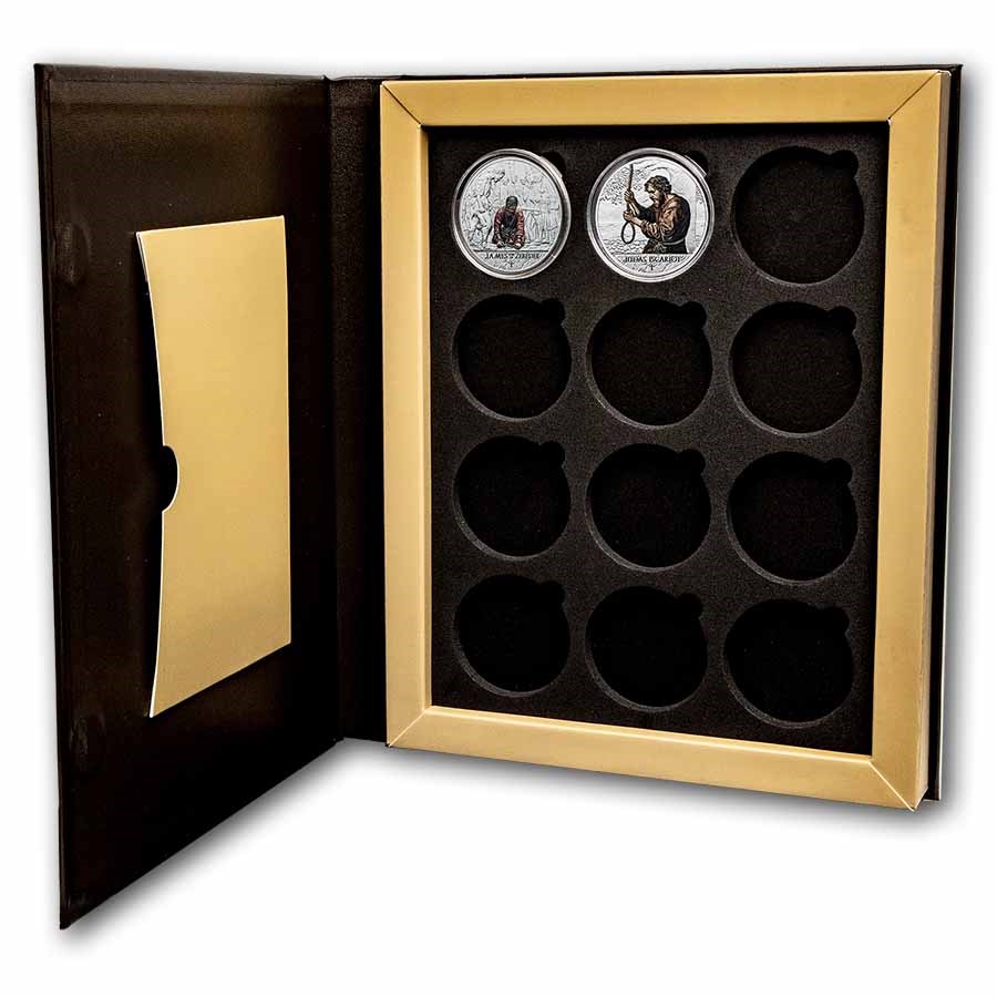 2025 Ghana The 12 Apostles Judas & James 2-Coin Set (Colorized)