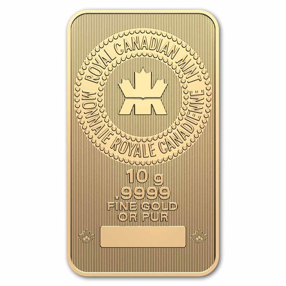 10 gram Gold Bar - Royal Canadian Mint (In Assay)