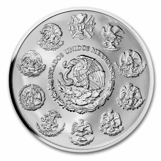 2025 Mexico 5 oz Silver Reverse Proof Libertad PF-70 NGC (ER)