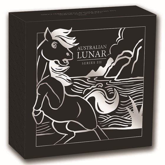 2026 AUS 1 oz Silver Lunar Horse Proof Colorized (w/Box &amp; COA)