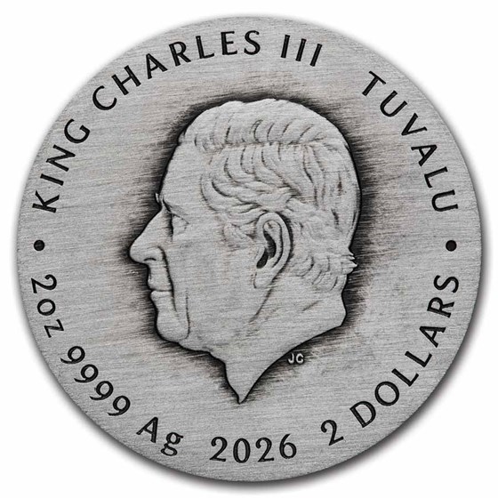 2026 TUV 2 oz Silver Colorized Antiqued Stranger Things Villians