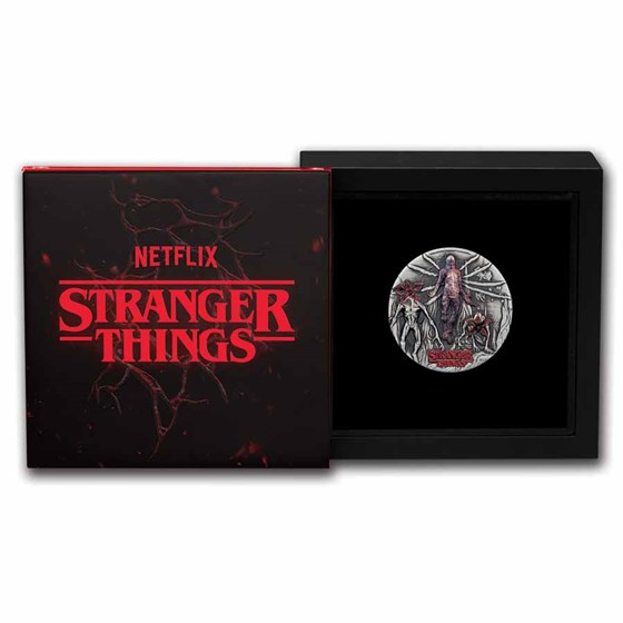 2026 TUV 2 oz Silver Colorized Antiqued Stranger Things Villians