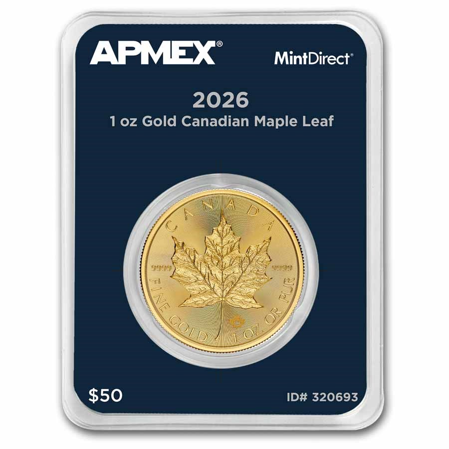 2026 Canada 1 oz Gold Maple Leaf (MintDirect® Single)