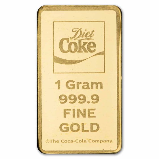 1 gram Gold Bar in TEP - Coca-Cola® Diet Coke