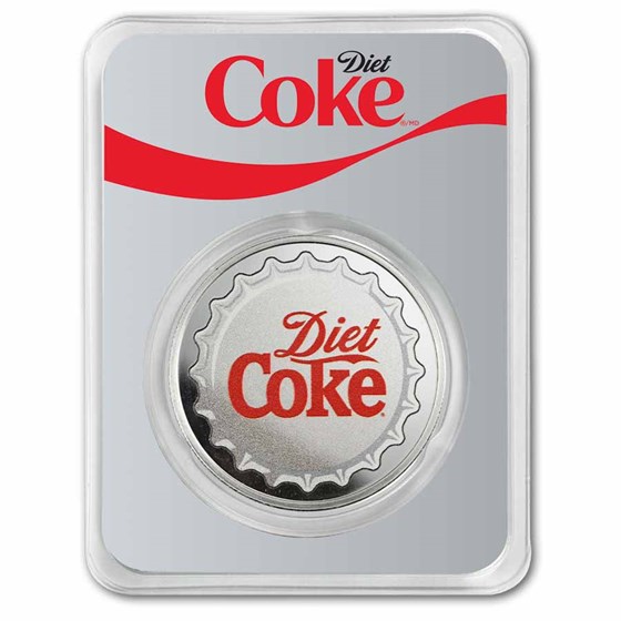 Coca-Cola® 1 oz Silver Diet Coke Struck Round (in TEP) Coca-Cola® 1 oz Silver Diet Coke Struck Round (in TEP)