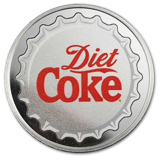 Coca-Cola® 1 oz Silver Diet Coke Struck Round (in TEP)