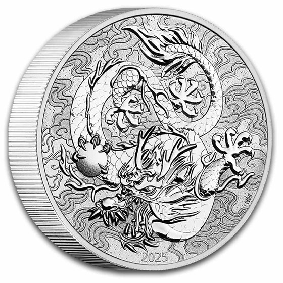 2025 Australia 10 oz Silver Dragon MS-70 PCGS