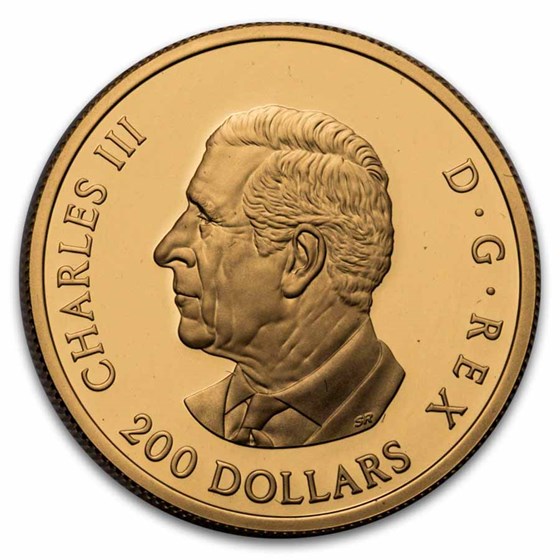 2026 Canada 1 oz Gold $200 Multifaceted Maple Leaves (Box/COA)