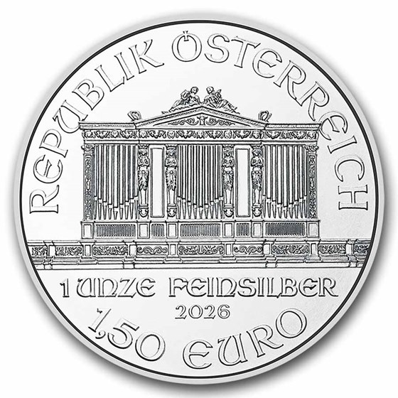2026 1 oz Ag Philharmonic (20-Coin MD® Premier Tube + PCGS FS®)