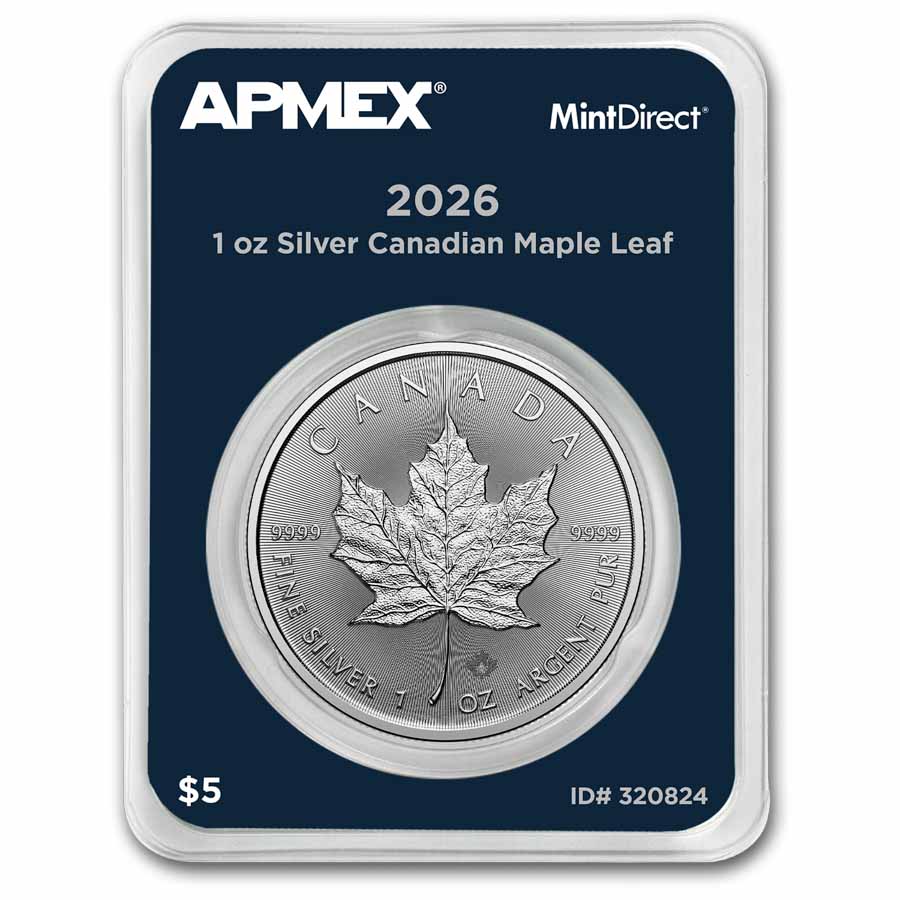 2026 Canada 1 oz Silver Maple Leaf (MintDirect® Single)