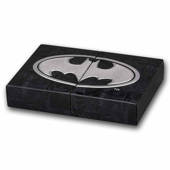 2025 2.5 oz Silver Comic Art Batman Medal (w/Box &amp; COA)