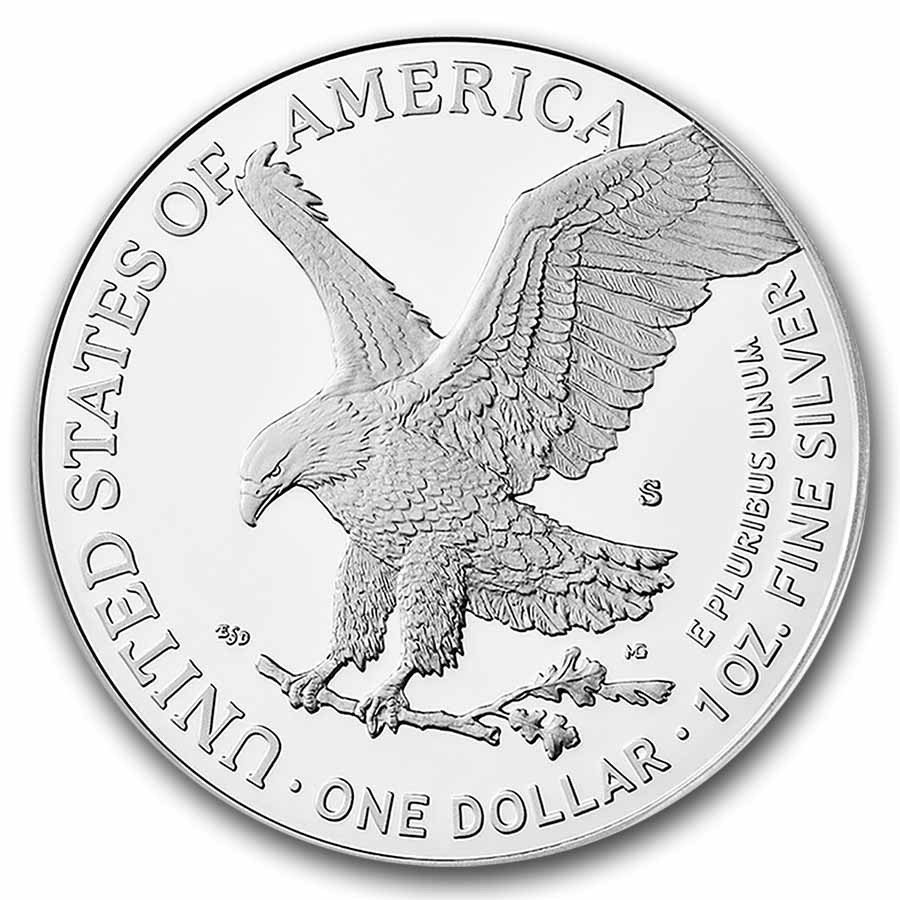 2025-S Proof Silver Eagle PR-70 PCGS (Navy Privy, AR, Damstra)