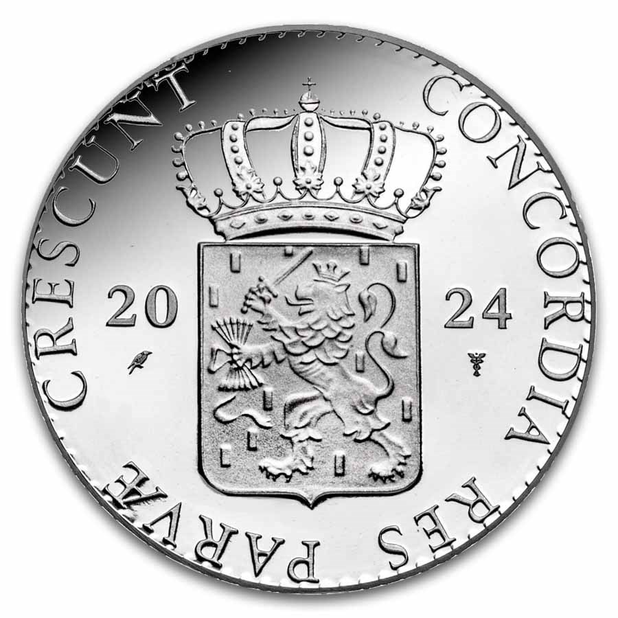 2024 Netherlands Proof Silver Ducat Catharjine Gate (Box/COA)