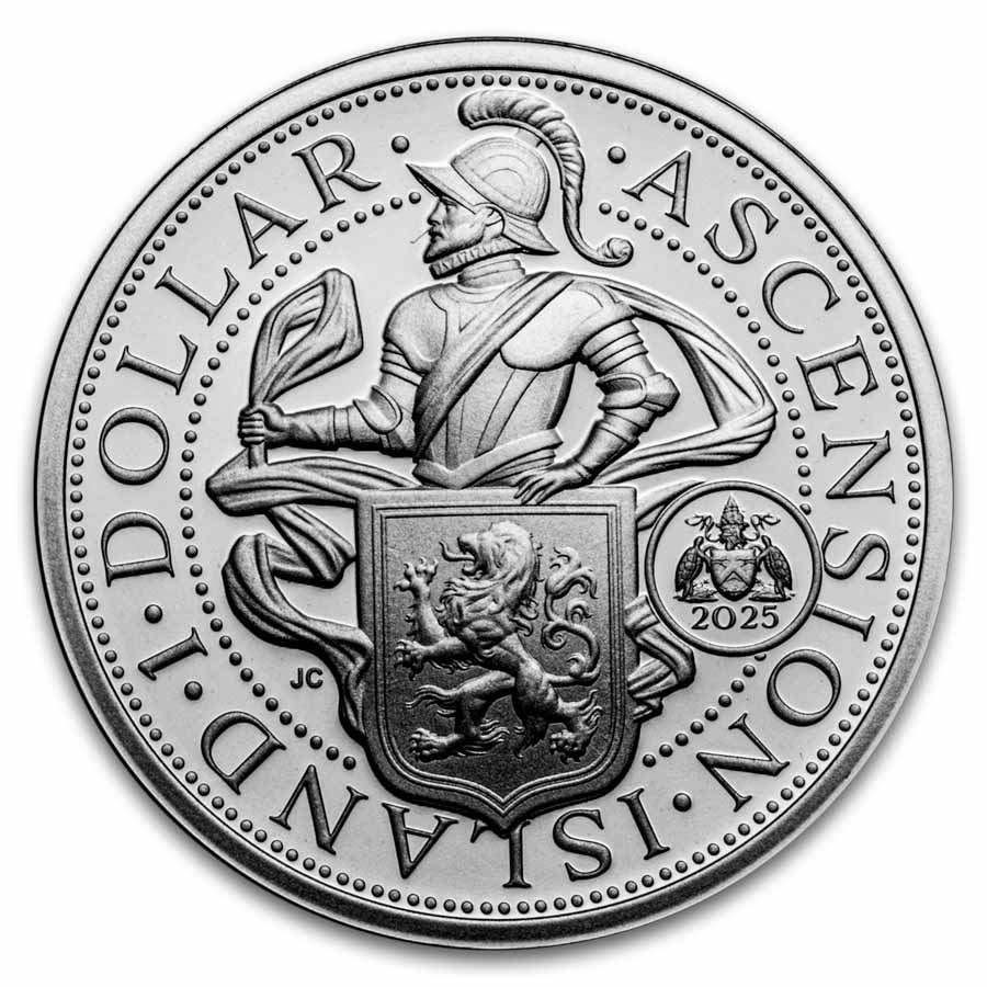 2025 Netherlands 1 oz Silver Proof Lion Dollar (Box/COA)