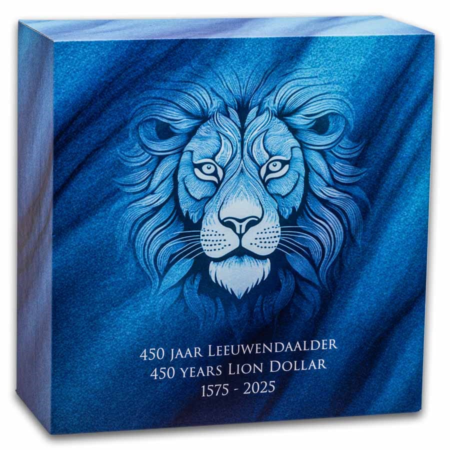 2025 Netherlands 1 oz Silver Proof Lion Dollar (Box/COA)