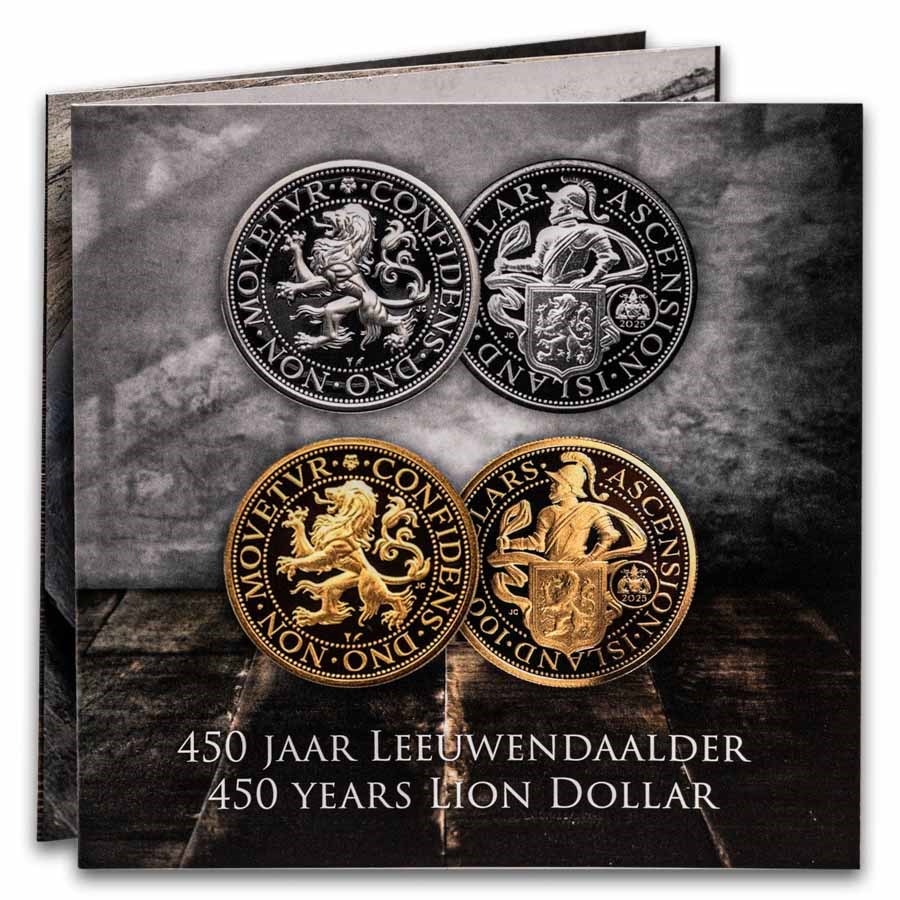 2025 Netherlands 1 oz Silver Proof Lion Dollar (Box/COA)