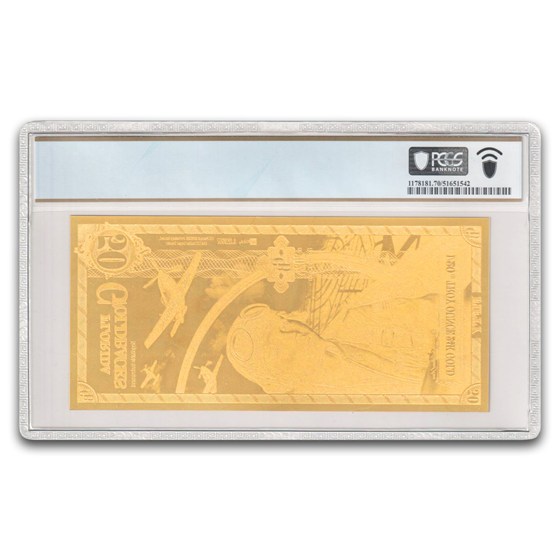 2025 50 Florida Goldback Aurum Gold Foil Note MS-70 PCGS (Alpha)