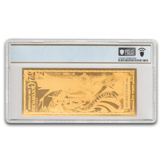 2024 25 New Hampshire Goldback - Aurum Gold Foil Note MS-70 PCGS